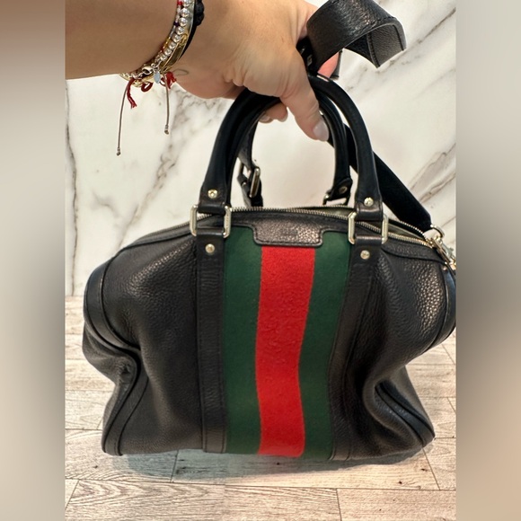 Gucci Web Boston Duffle Bag (Pristine Condition) - Picture 2 of 11